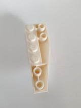 6x2 Keilstein invertiert links weiß white