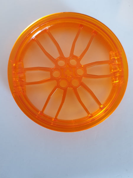 Rad Felge 75x17 für Motorrad transparent orange