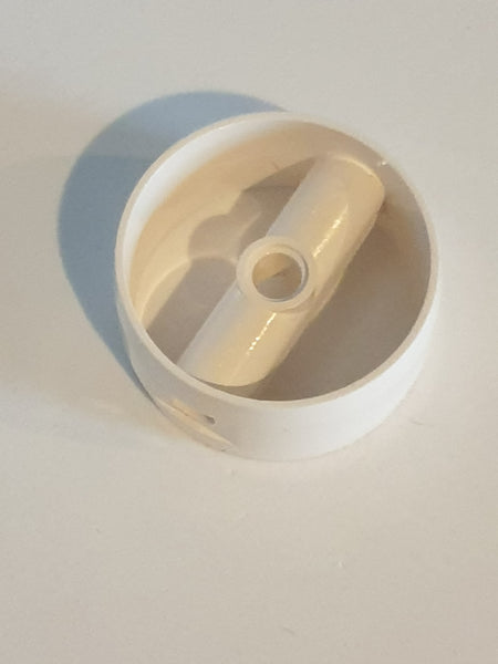 4x4 Zylinder mit Pinloch Mittelstab weiß white