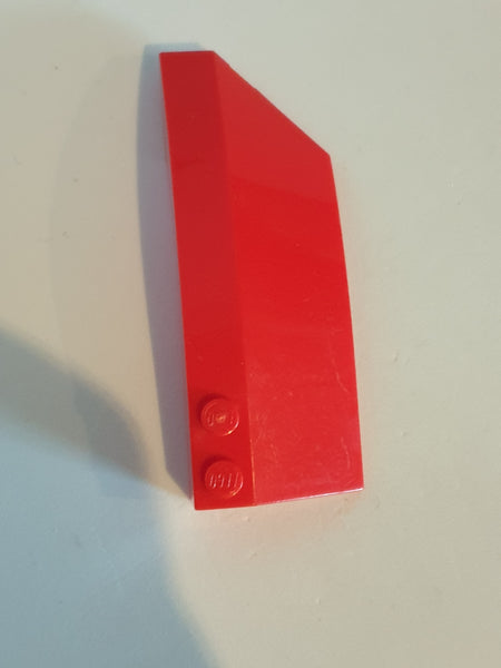 3x8x2 Kotflügel Bogenstein rechts rot