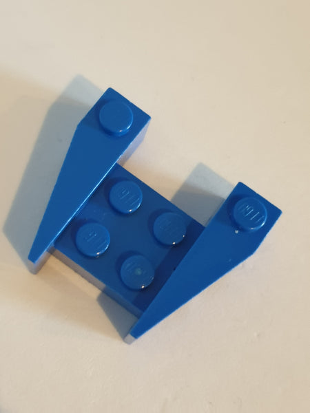 3x4 Keil mit Noppenkerben blau