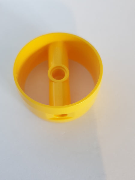 4x4 Zylinder mit Pinloch Mittelstab gelb