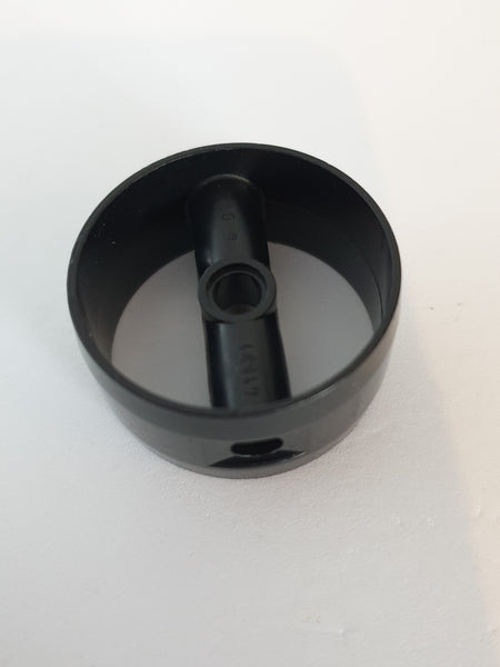 4x4 Zylinder mit Pinloch Mittelstab schwarz black