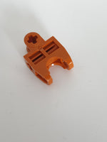 2x3 Technik Kugelgelenk mit Verbinder Open Sides, Angled Forks with Closed Axle Holes dunkelorange