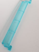Rolltorteil / Garangentor Paneel Segment ohne Handgriff transparent hellblau trans light blueblau