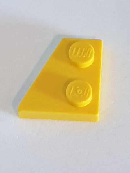 2x2 Flügelplatte links gelb yellow