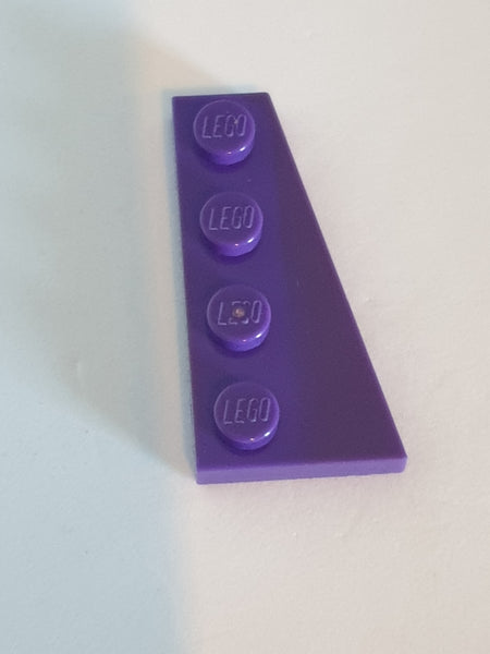 2x4 Flügelplatte rechts lila dark purple