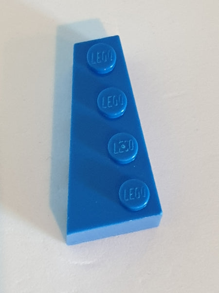 2x4 Dachstein / Keil links blau