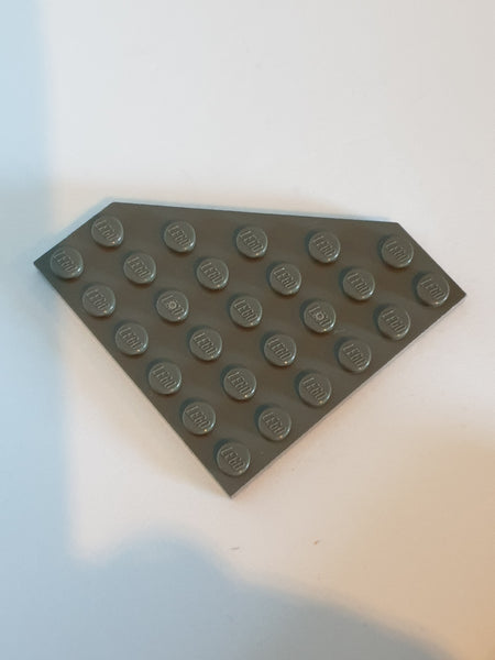 6x6 Dreieckplatte/Flügel altdunkelgrau dark gray
