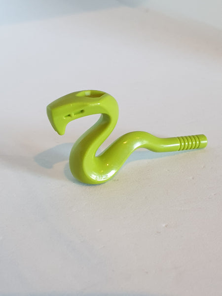 Schlange Tier mit Stab lindgrün