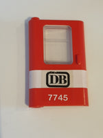1x4x5 Tür für Zug DB Aufkleber 7745 links rot