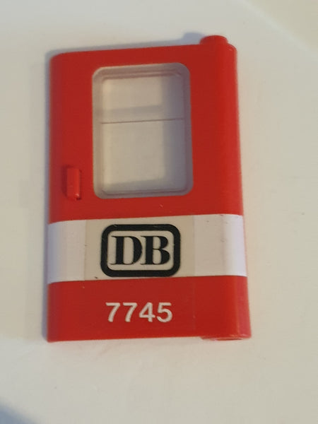 1x4x5 Tür für Zug DB Aufkleber 7745 rechts rot
