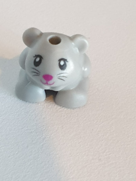 Maus Hamster Molly neuhellgrau