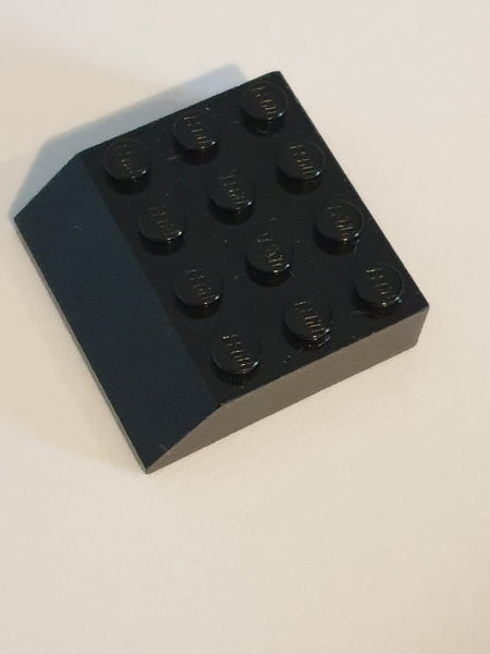 4x4 Schrägstein 45° einseitig schwarz black