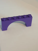 1x6x2 Bogenstein, ohne Querstrebe/ Support lila dark purple