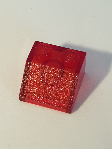 2x2 Dachstein 45° transparent rot