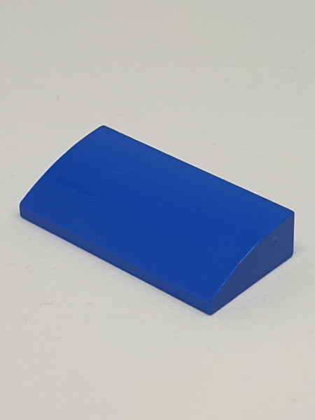 2x4x2/3 Dachstein gebogen mit Tube blau