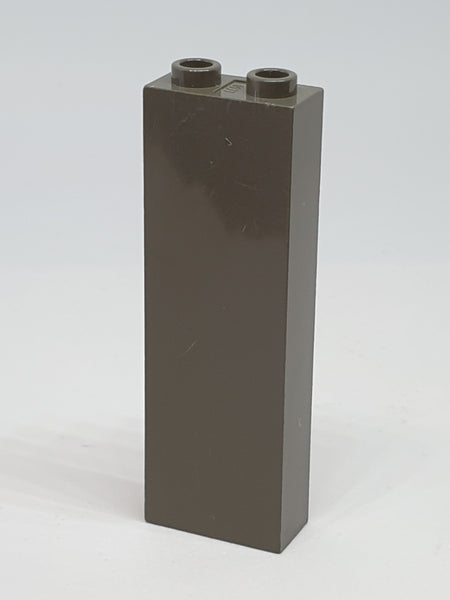 1x2x5 Stein/Wand mit Noppenhalter innen altdunkelgrau dark gray