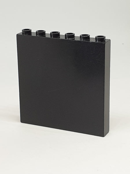 1x6x5 Stein/Wandelement schwarz black