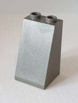 2x2x3 Dachstein 73° mit hohle Noppen altdunkelgrau dark gray