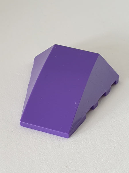 4x4 Keilstein ohne Noppen auf Oberseite lila dark purple