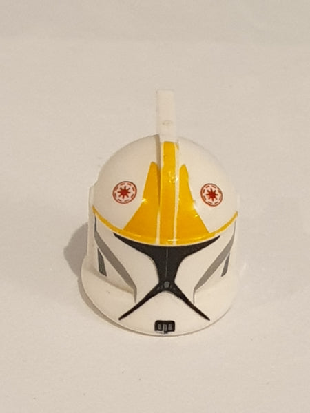 Clone Trooper Helm bedruckt in gelb und schwarz, Star Wars