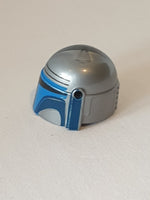 Helm SW Mandalorian mit hellblauem und dunkelblauem Aufdruck Star Wars