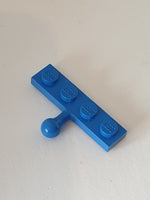 1x4 modifizierte Platte mit Kugelkopf blau