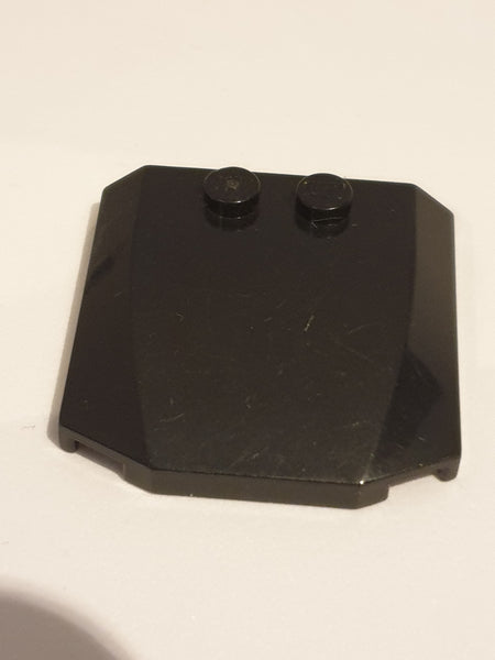 4x4x2/3 Keil dreifach gebogen schwarz black