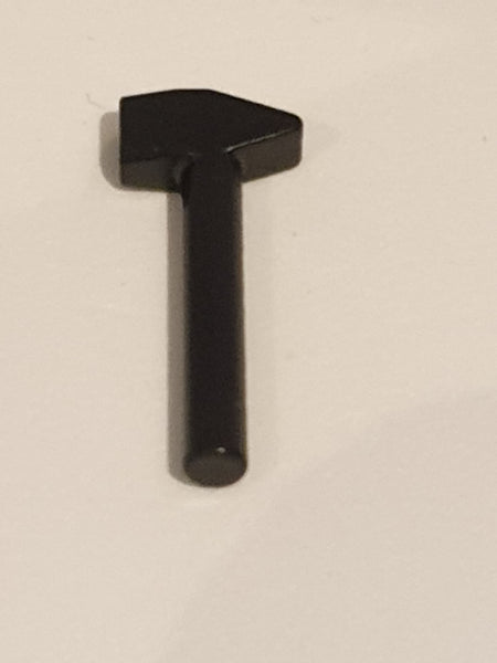 Utensil Minifigur Werkzeug Hammer schwarz black