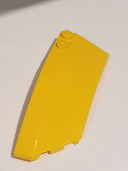 3x8x2 Kotflügel Bogenstein links gelb
