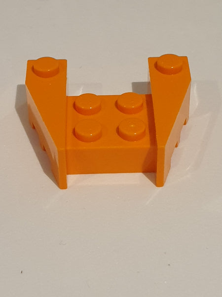 3x4 Keil mit Noppenkerben orange