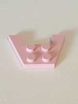 3x4 Keilplatte ohne Noppenkerben rosa