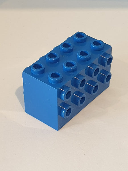 2x4x2 Stein modifiziert, Snot Konverter Noppen auf den Seiten blau