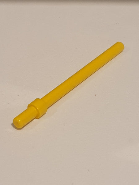 Stab 6L mit Anschlagring Stopper gelb yellow