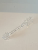 1x8x1 Stange Stab mit 1x2 Stein ohne Achshalter transparent weiß trans clear