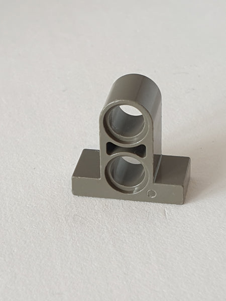 1x2x1 2/3 Pinverbinder Platte mit 2 Löchern altdunkelgrau dark gray