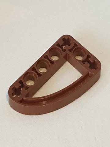3x5 Liftarm L-Form mit viertel Ellipse altbraun