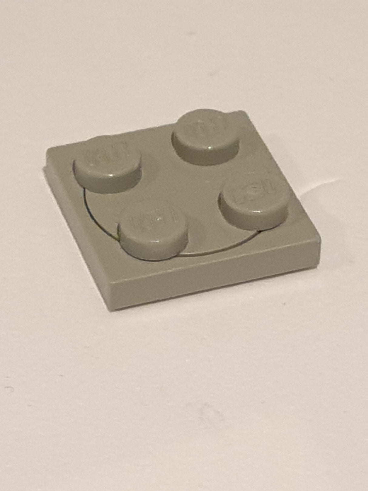 2x2 Drehteller Platte althellgrau light gray