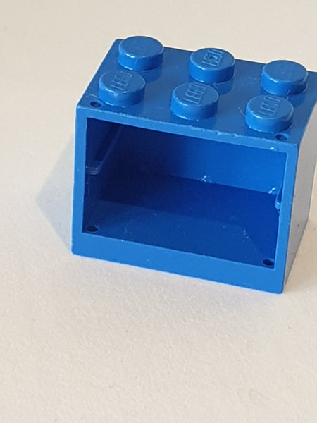 2x3x2 Container Box Schrank, geschlossene Noppen blau