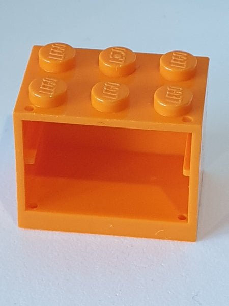 2x3x2 Container Box Schrank, geschlossene Noppen orange