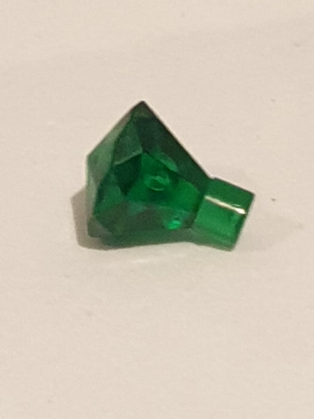 1x1 Diamant klein transparent grün