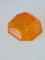 4x4x1 Felsen Stein Oberteil transparent orange