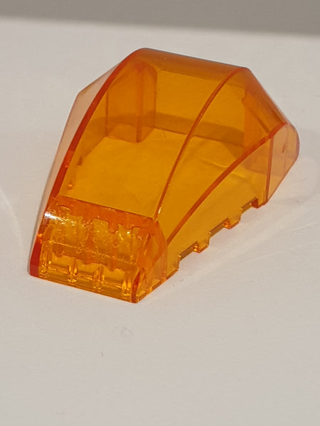 6x4x2 Windschutzscheibe Keil transparent orange