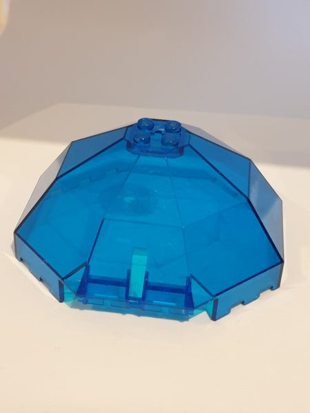 10x10x4 Windschutzscheibe Canopy Oktagonal transparent dunkelblau trans dark blue