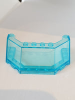 5x8x2 Windschutzscheibe Cockpit transparent hellblau trans light blue