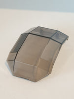 4x4x4,67 Windschutzscheibe mit Griff transparent schwarz