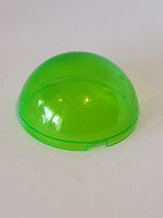 4x4 Zylinder Halbkugel transparent bright green