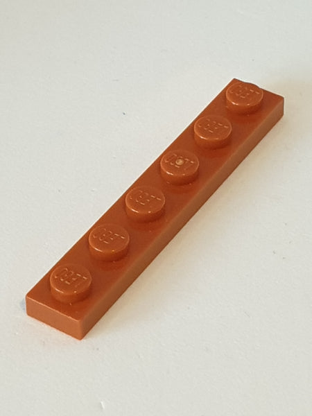 1x6 Platte dunkelorange