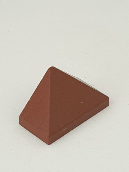 1x2 Dachstein Abschluß 45° mit Inside Bar neubraun reddish brown